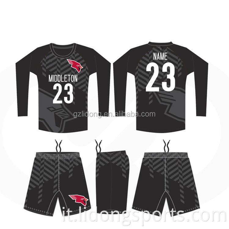 Fredda uniformi da calcio maglie da calcio Sublimation Stampare camicie da calcio personalizzate
